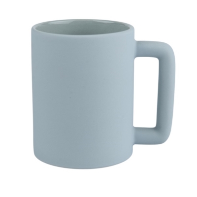 Coloured Matte Sublimation Mug - Rectangular Handle